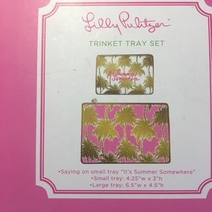 Lilly Pulitzer Accessories - NWT Lilly Pulitzer Trinket Trays Lilly Pulitzer Accessories - NWT Lilly Pulitzer Trinket Trays